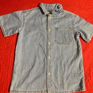 Cat & Jack Light Blue Denim Shirt